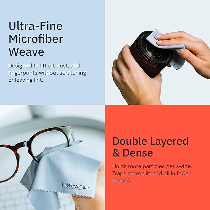 Elite Screens Microfiber Cleaning Cloth - Image 3