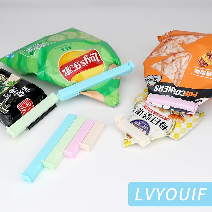 34 Packs Plastic Chip Clips for Food Storage - Image 6