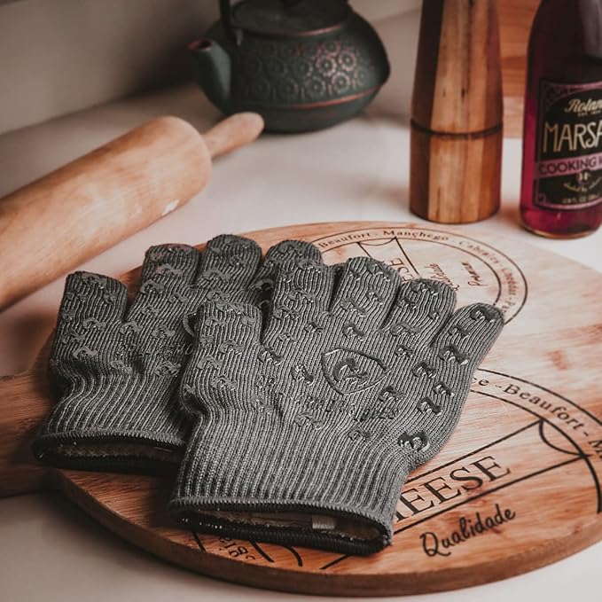 Grill Armor Oven Gloves 932°F Extreme Heat & Cut Resistant Oven Mitts - Image 3