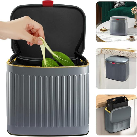 GloDeals Compost Bin, Detachable and Countertop Bin, 4 Liter / 1.06 Gallon by GloDeals