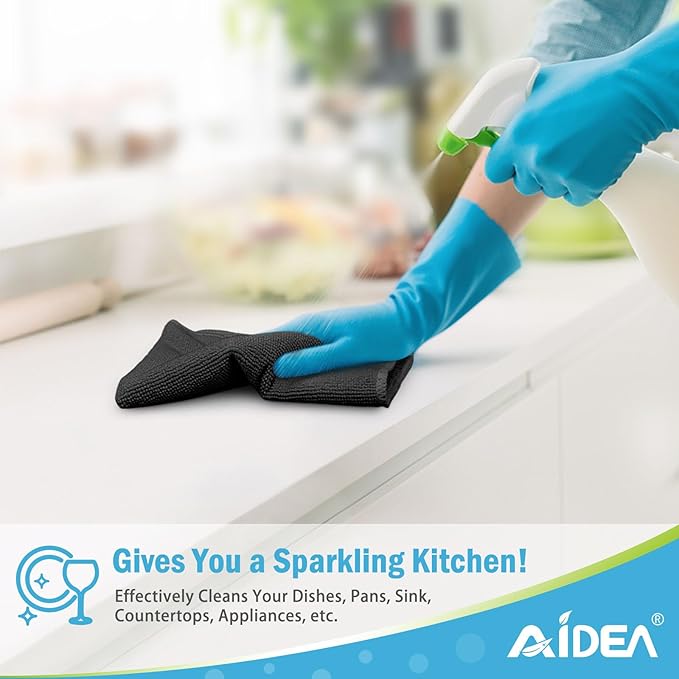 AIDEA Microfiber Cleaning Cloth-150PK, Soft Microfiber Towels - Image 5