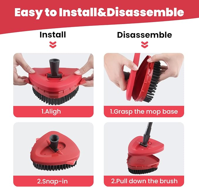 2 Pack Scrub Brush Attachment Compatible - Image 5