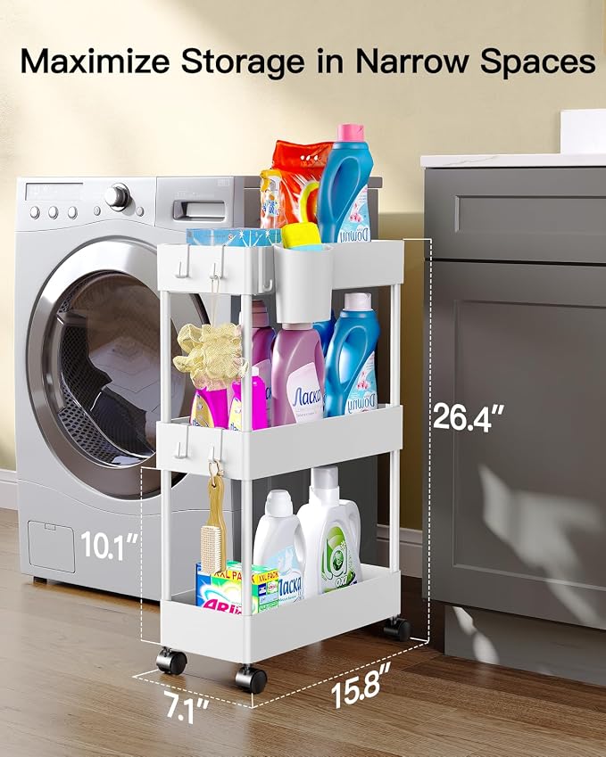 Pipishell Slim Storage Cart - Image 3