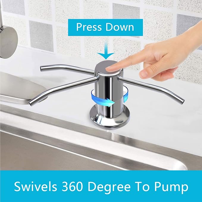 Soap Dispenser for Kitchen Sink, Kichen Sink Soap Dispenser, Under Sink Soap - Image 2