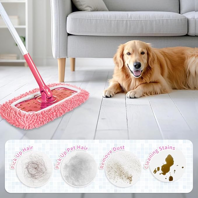 Reusable Microfiber Mop Pads for Swiffer Sweeper - Image 5