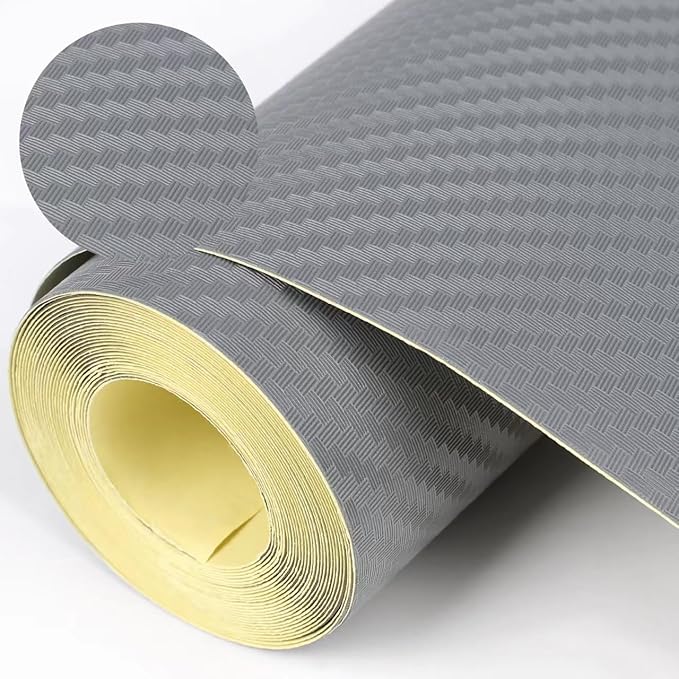 Self-Adhesive Shelf Liner Kitchen Liner, Waterproof Backed Paper Easy Peel and
