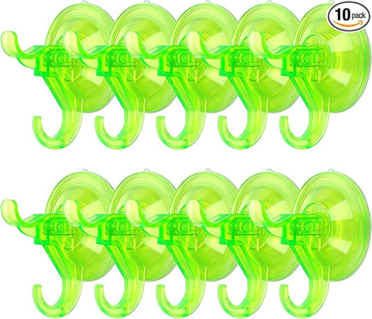 Antimbee Suction Hooks, 10 Pack Reusable Hangers, Removable Small Suction Cups by Antimbee