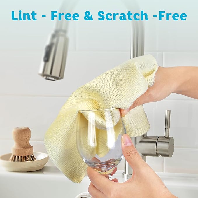 Matthew Microfiber Cleaning Cloth Roll 72Pack Reusable Paper Towels&Washable - Image 6