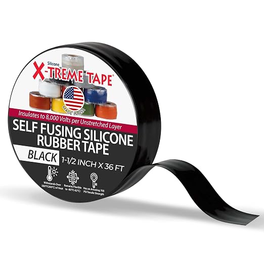 X-Treme Tape MOCAP Heavy Duty Waterproof Self Fusing Silicone Rubber Tape by MOCAP