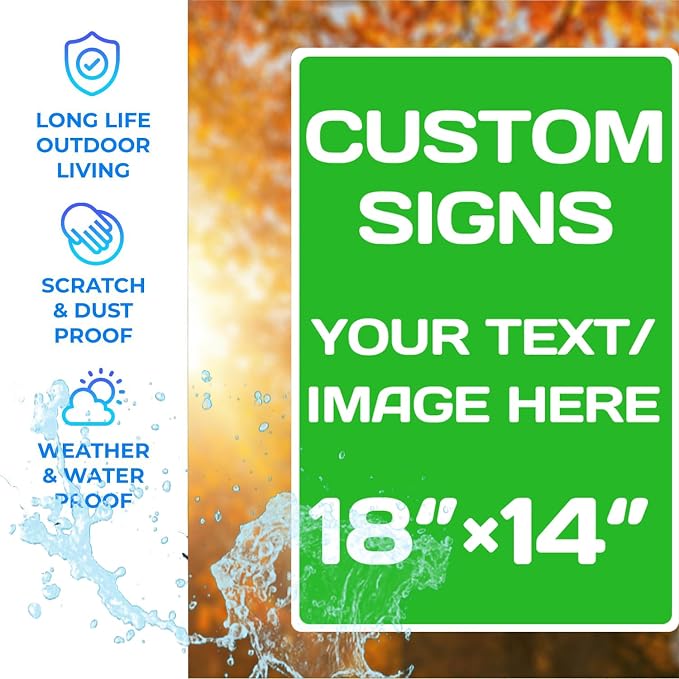 Personalized Aluminum Weatherproof Metal Signs - Image 3