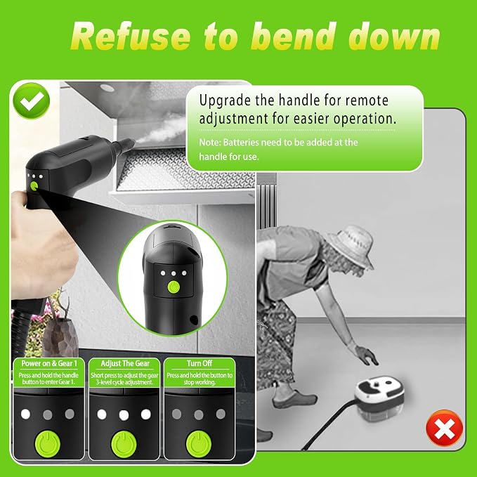 2500W Handheld Steam Cleaner, Portable Car Steamer - Image 3