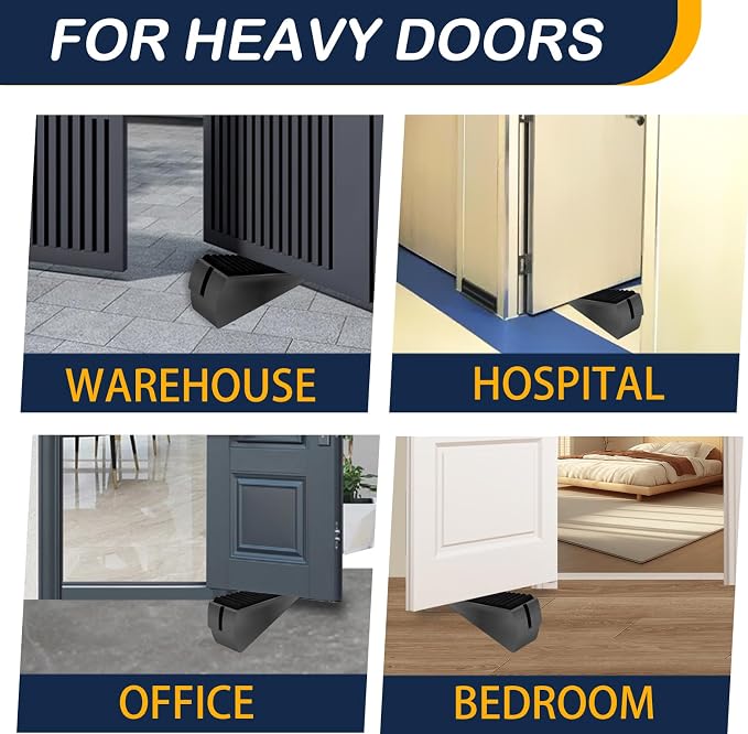 Adjustable Large Door Stopper, Strongest Tall Spring Heavy Duty Door Stop - Image 3