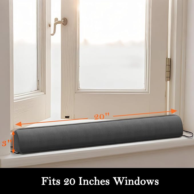 Sunolga 20" Door Draft Stopper Blocks Hot and Cold Air - Image 2