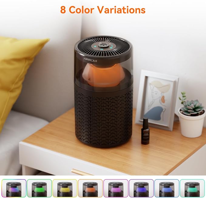 AIRROMI Air Purifiers for Bedroom Home, Activated Carbon Filter Cleaner - Image 6