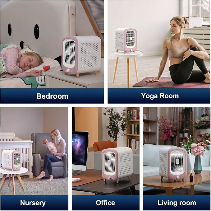 Jafanda Air Purifier for Home Bedroom 780sq ft, HEPA & Activated Carbon - Image 8