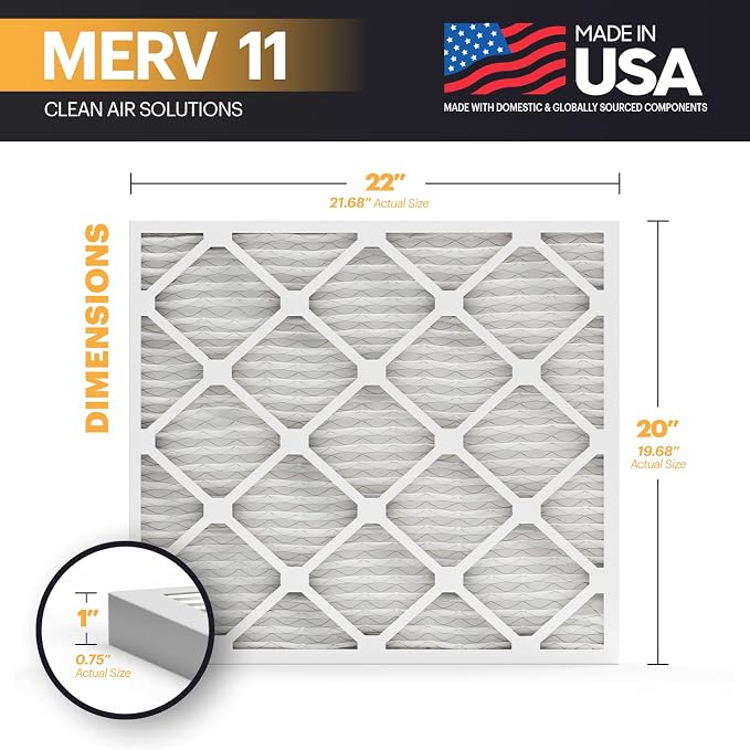 BNX TruFilter 20x22x1 Air Filter MERV 11 - Image 2