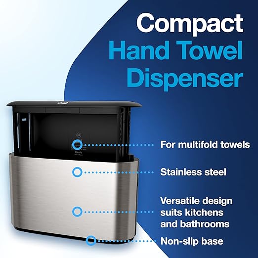 Tork Xpress Paper Towel Dispenser and Tork Extra Soft Multifold Hand Towels - Image 4