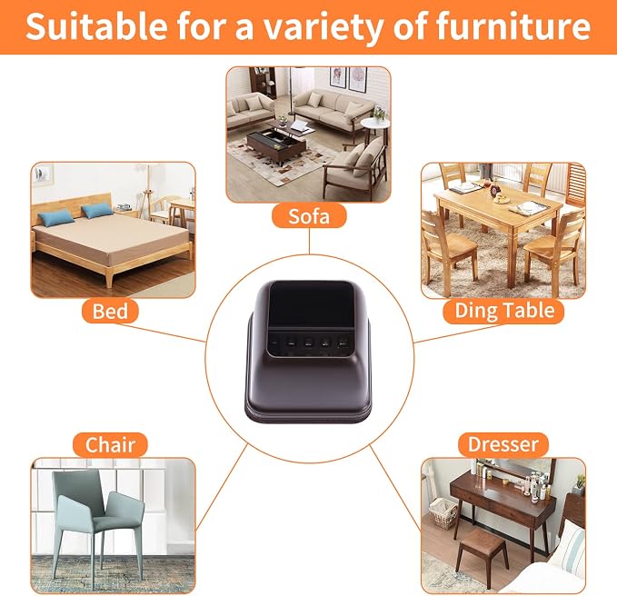 Ezprotekt 24 Pcs Square Chair Leg Floor Protectors - Image 4