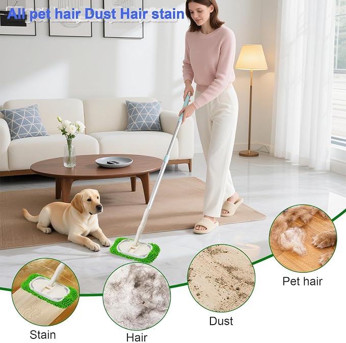 5 Pack Wet Mop Pads Refills for Swiffer Sweeper Mop Microfiber Reusable - Image 5