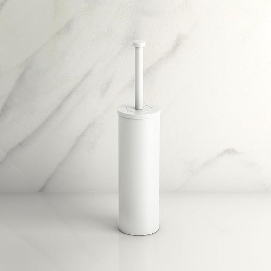 Gatco 1481W Latitude II Slender Toilet Brush Holder, Matte White - Image 2