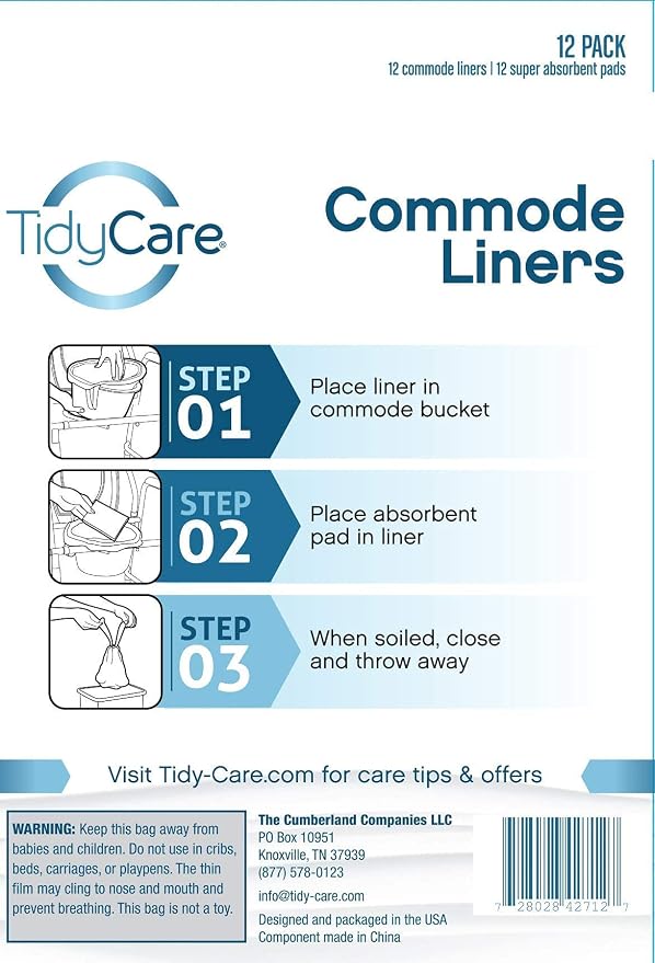 Disposable Bedside Commode Liners and Pads - Image 9