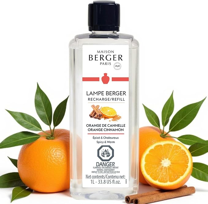 Maison Berger - Orange Cinnamon - Lampe Berger Fragrance Refill by MAISONBERGER