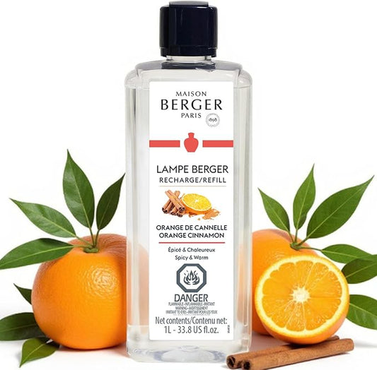 Maison Berger - Orange Cinnamon - Lampe Berger Fragrance Refill by MAISONBERGER
