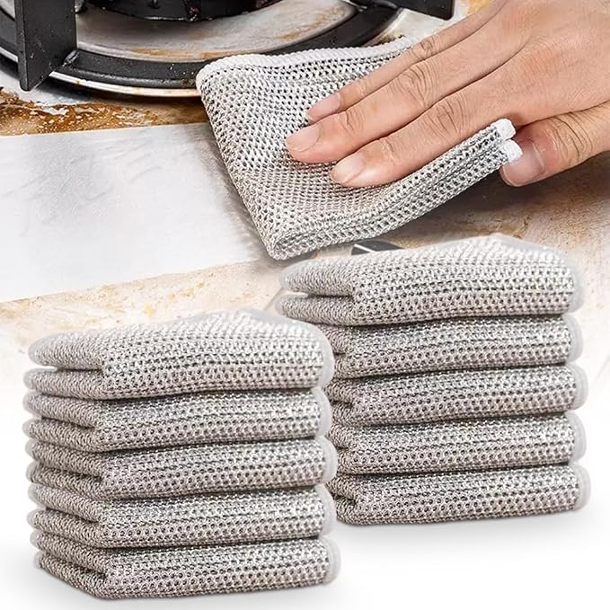 Multipurpose Wire Dishwashing Rags by Pousbo