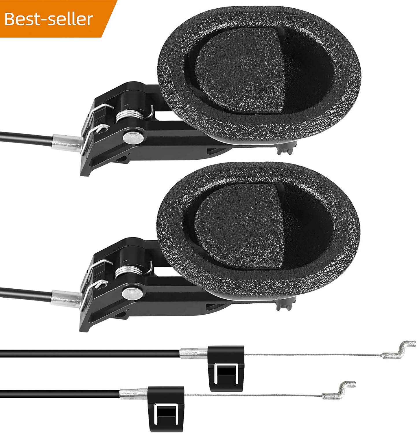 Recliner Replacement Parts with Pull Handle and Release Cable (2-Sets), Repair Recliner Mechanism Parts Compatible with Most Furniture of Recliner Sofa Couch Chair