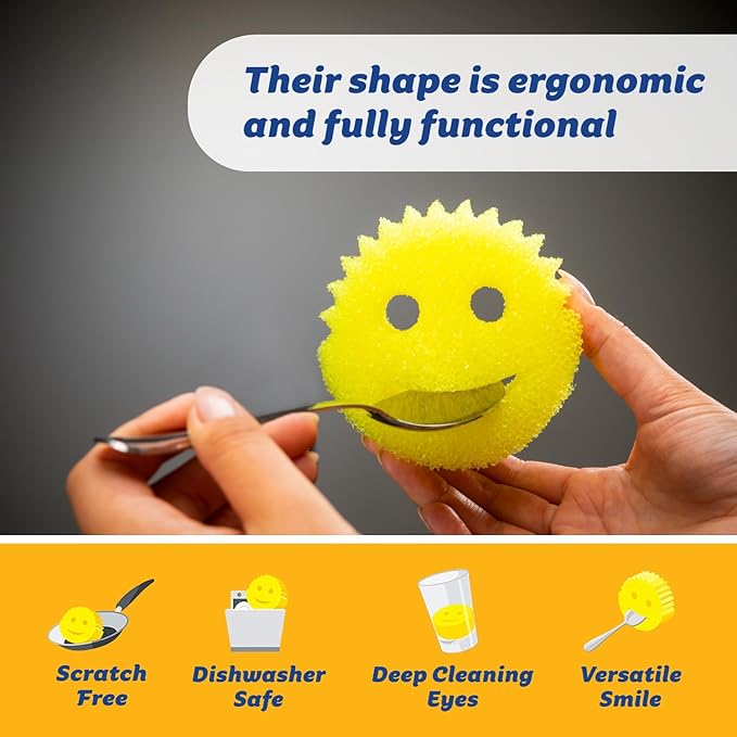 Scrub Daddy 4 Scrub Daddy Sponges & 4 Scrub Mommy Kitchen Sponges - Image 5