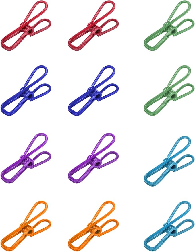 Multipurpose 2 in Chip Bag Clips 12 Pack Metal Clips by Unknown