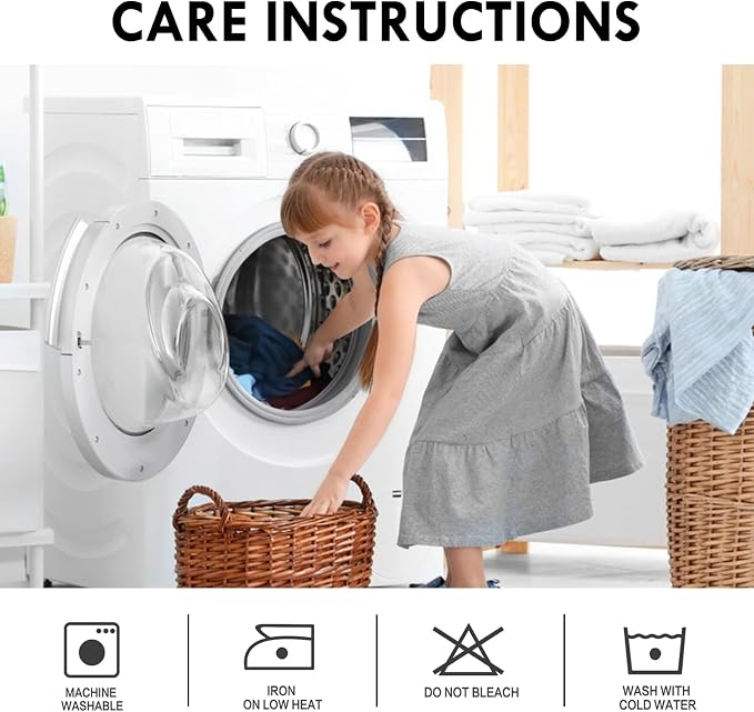 DWCN Blackout Curtains Room Darkening Thermal Insulated Bedroom Curtains Window - Image 7