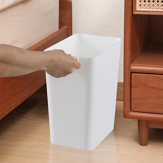 3-Pack 4.5 Gallon Plastic Rectangular Wastebasket - Image 6
