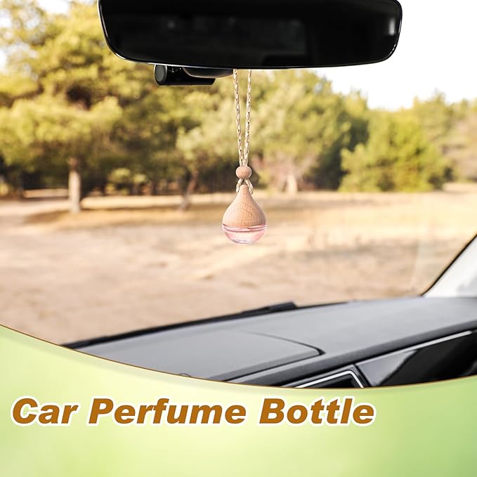 BBTO 50 Pcs Hanging Car Air Freshener Car Diffuser Bottles Empty Glass Perfume - Image 5