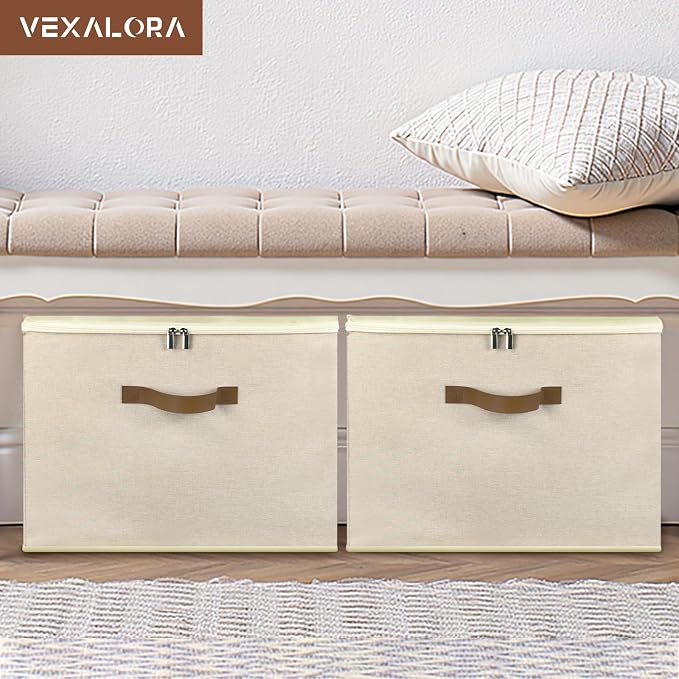 Shoe Organizer for Closet, 2 Pack Shoe Storage Bins - Image 6