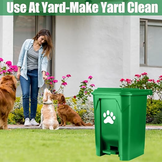 Outdoor Dog Poop Trash Can, Dog Waste Trash Can Pooper Scooper - Image 3