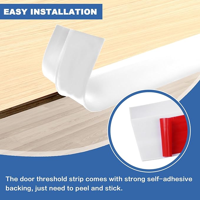 Vinyl Door Threshold Flooring Transition Strip Self Adhesive Carpet Edging Strip - Image 3