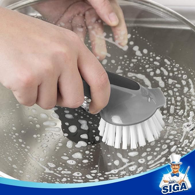 MR.SIGA Pot and Pan Cleaning Brush, Dish Brush - Image 8