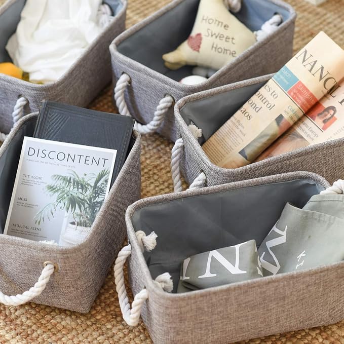 TheWarmHome Foldable Small Storage Baskets - Image 6