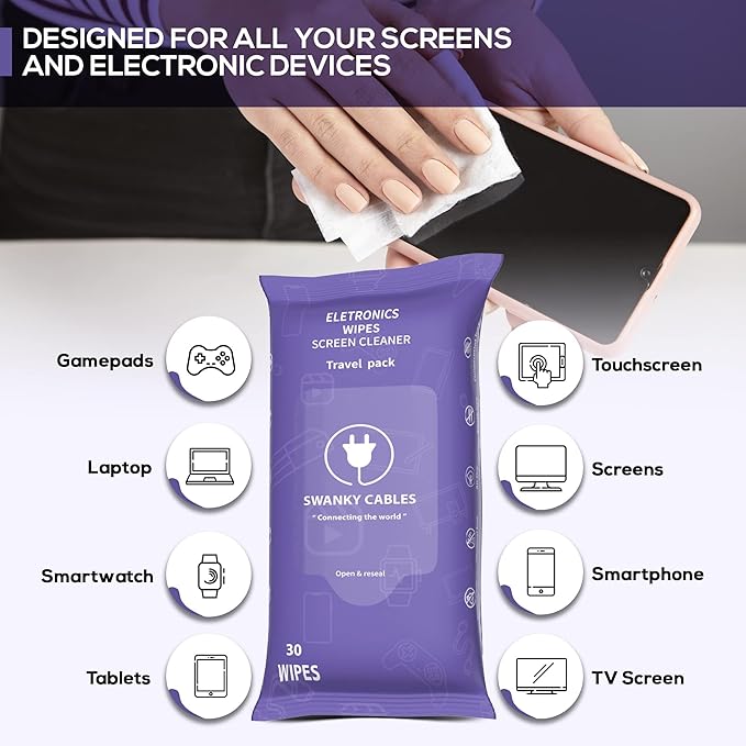 Screen Cleaner Wipes: Electronic Wipes - Image 2