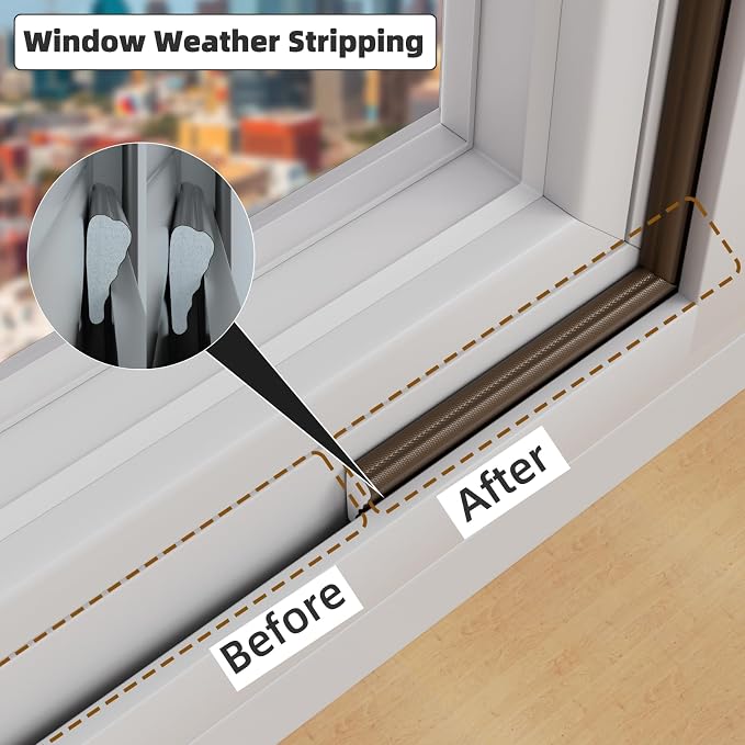 9.8 Ft Weather Stripping Seal Strip - Image 5