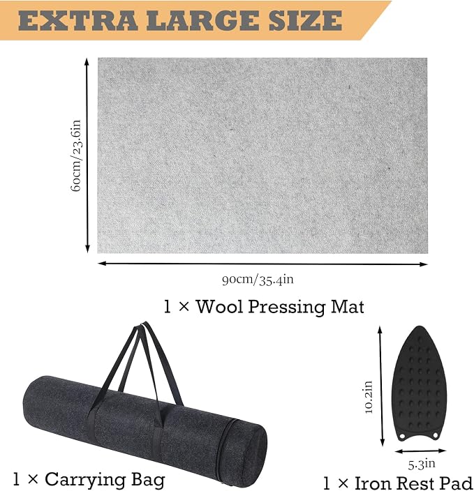 Wool Pressing Mat for Quilting - Image 2