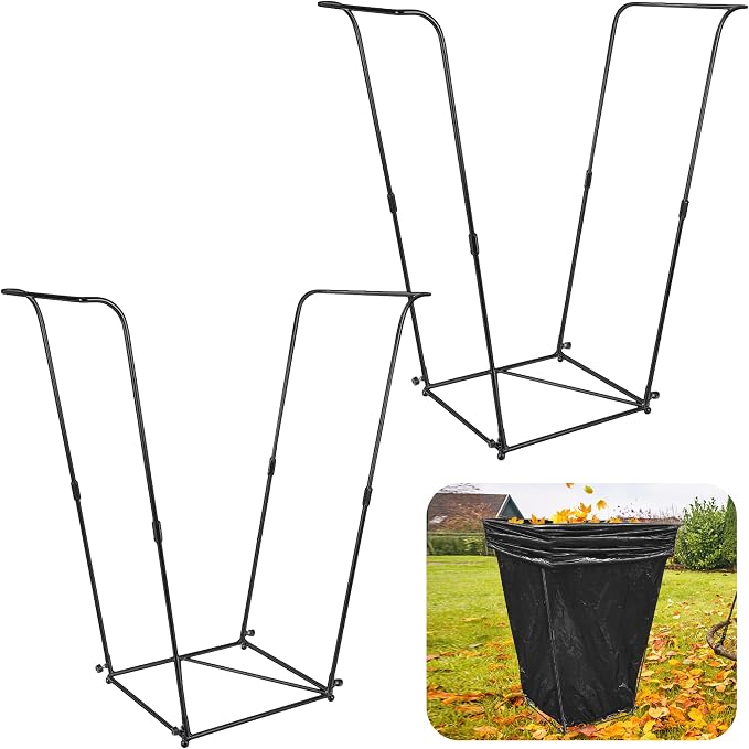 Metal Trash Bag Holder by LFUTARI