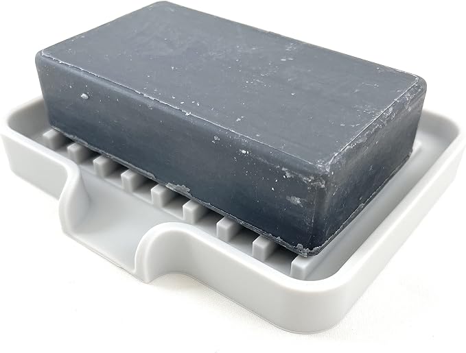 Happitasa Silicone Soap Dish Tray and Sponge Holder - Image 2