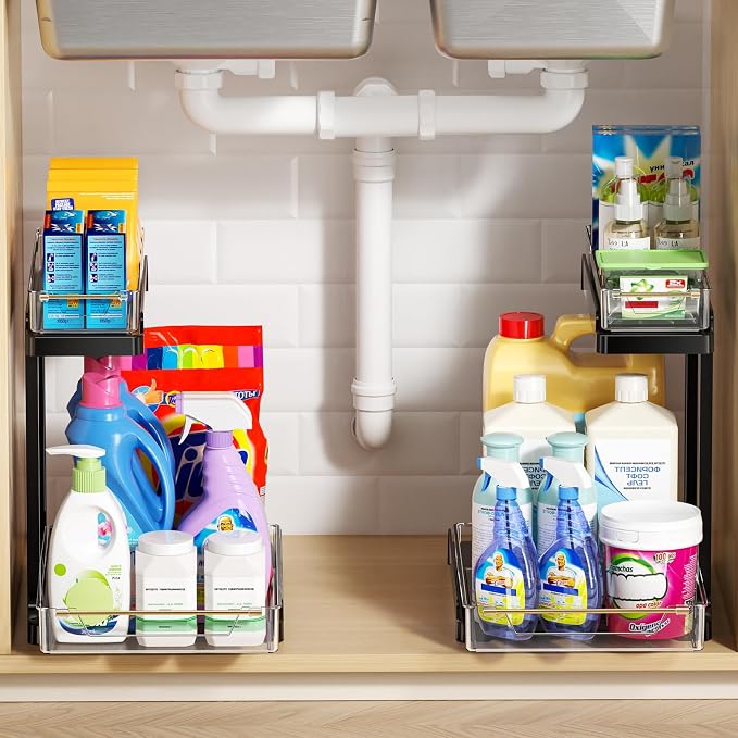 heart & home 1-Pack Under Sink Storage Organizer - Image 6