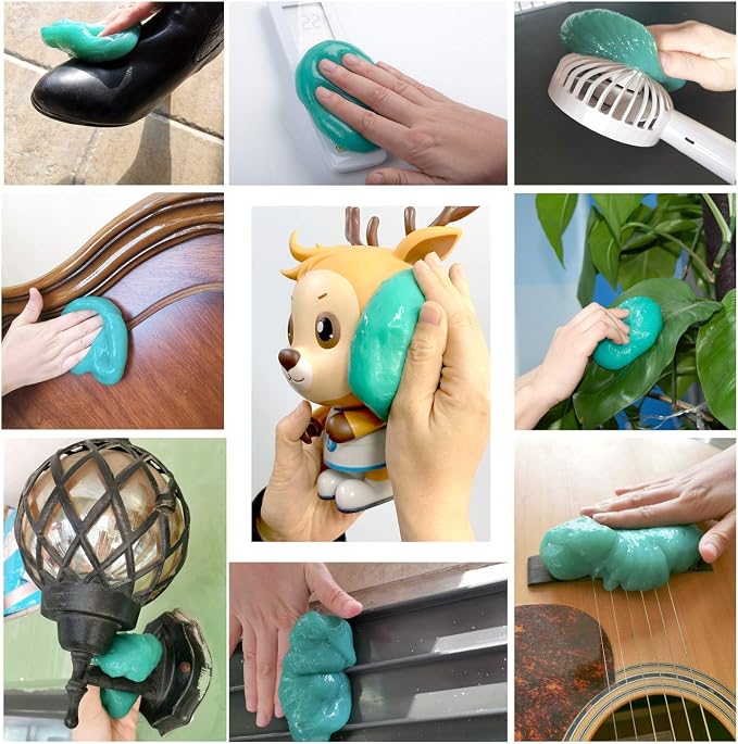 ASFSKY Keyboard Cleaning Gel Keyboard Cleaner Adheres to Dust and Debris in The - Image 5