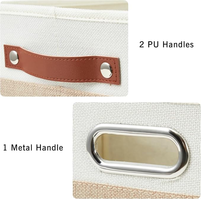 Large Collapsible Fabric Storage Bins - Image 4