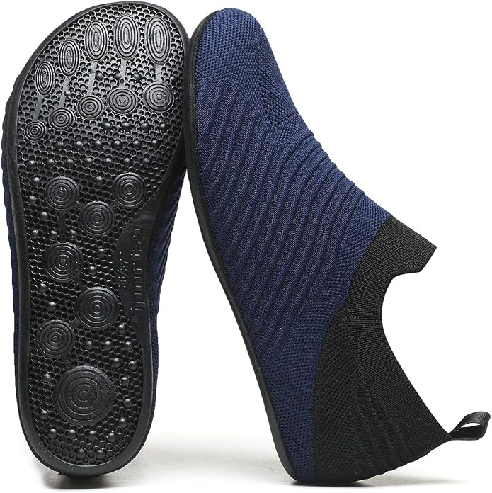 Adult Indoor House Slippers Socks Lightweight Non Slip Grip House Home Shoes - Image 3