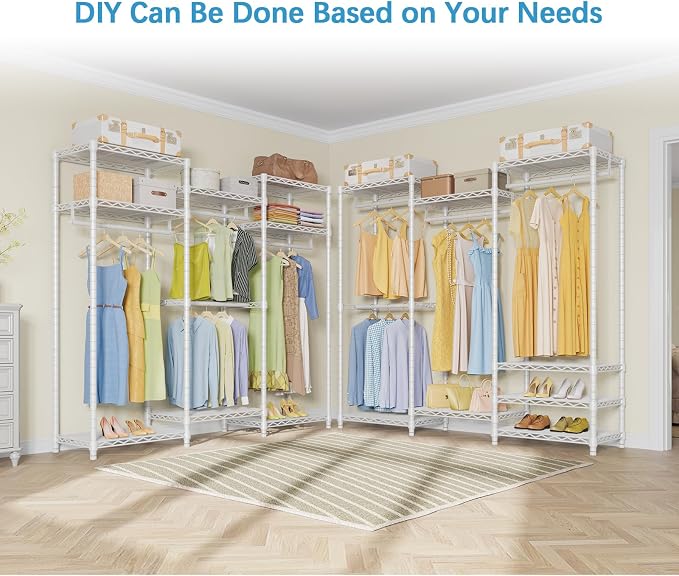 VIPEK V5 Medium Portable Closet Wardrobe Heavy Duty Clothes Rack, Freestanding - Image 3