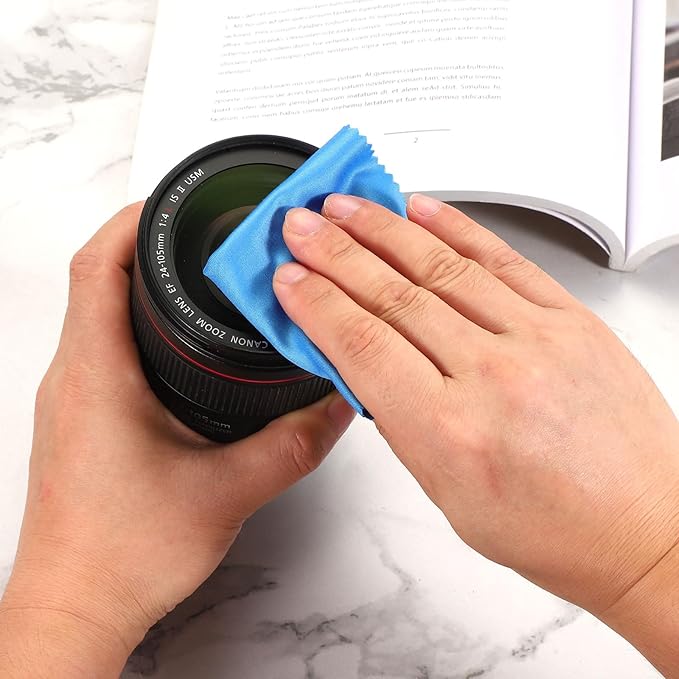 PATIKIL Eyeglass Microfiber Cleaning Cloth 7"x6", 200 Pack Glasses Cleaning - Image 5